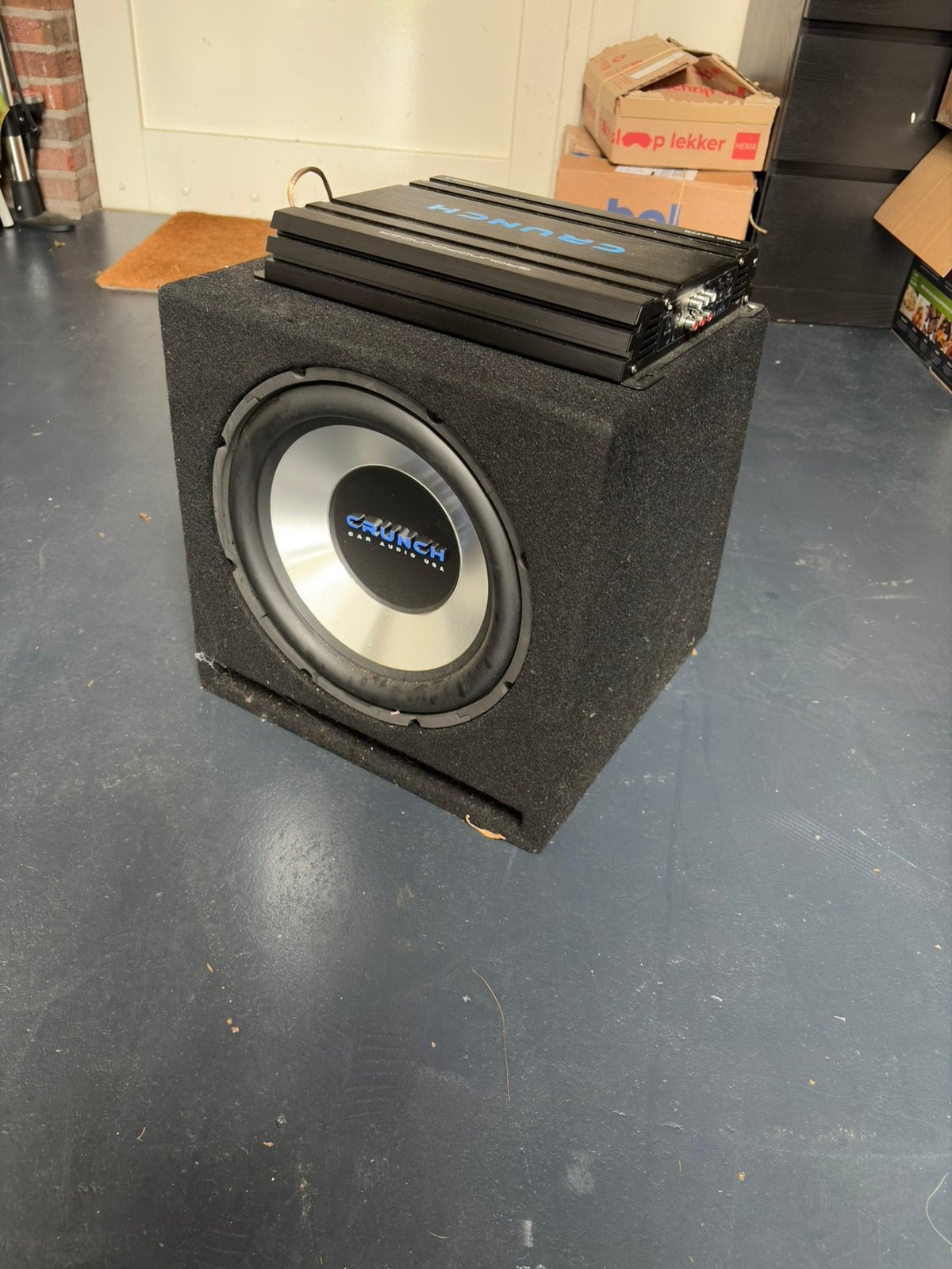 Crunch subwoofer, Ophalen, Zo goed als nieuw
