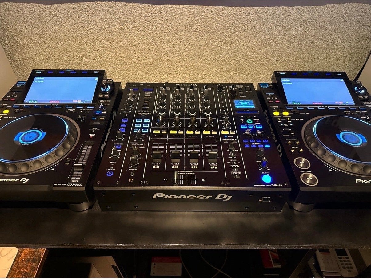 Pioneer DJ-set: 2x CDJ-3000 & DJM-A9, Ophalen, Zo goed als nieuw, Dj-set, Pioneer