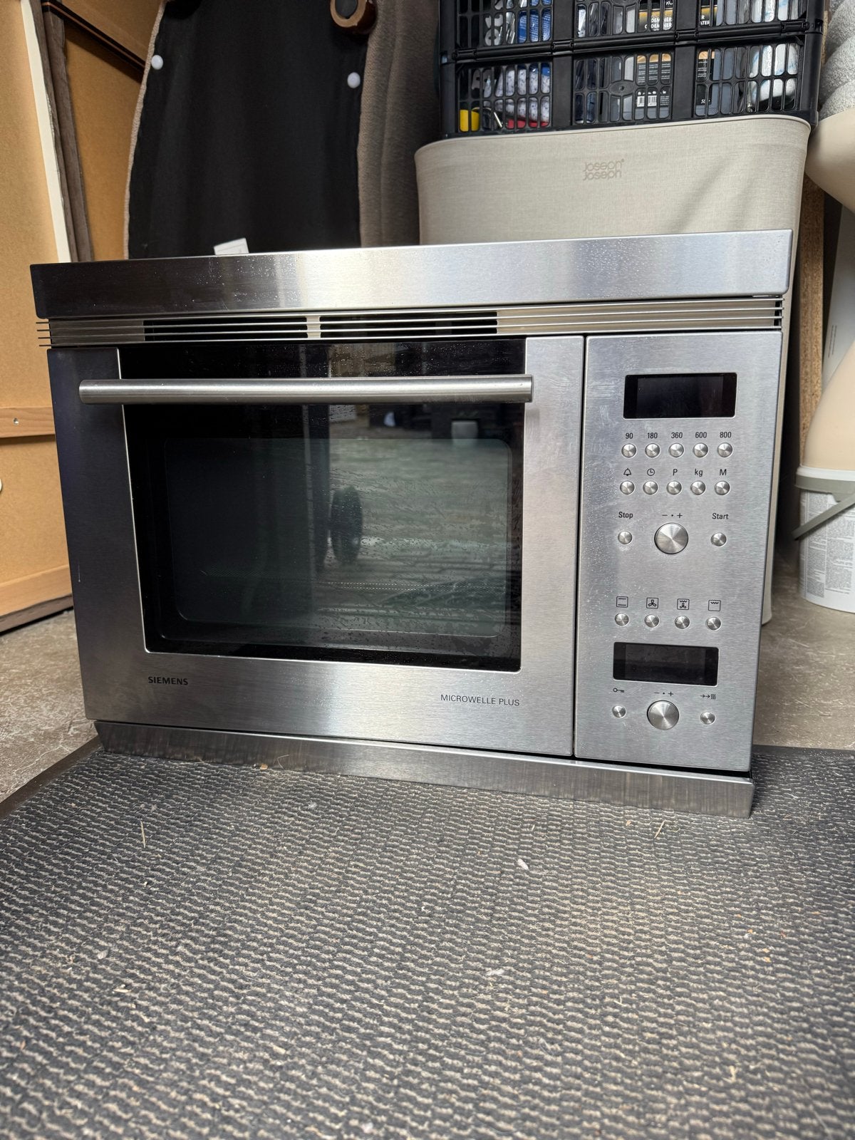 Siemens Microwelle Plus Inbouw Combimagnetron, Ophalen, Combimagnetron, Gebruikt, Grill