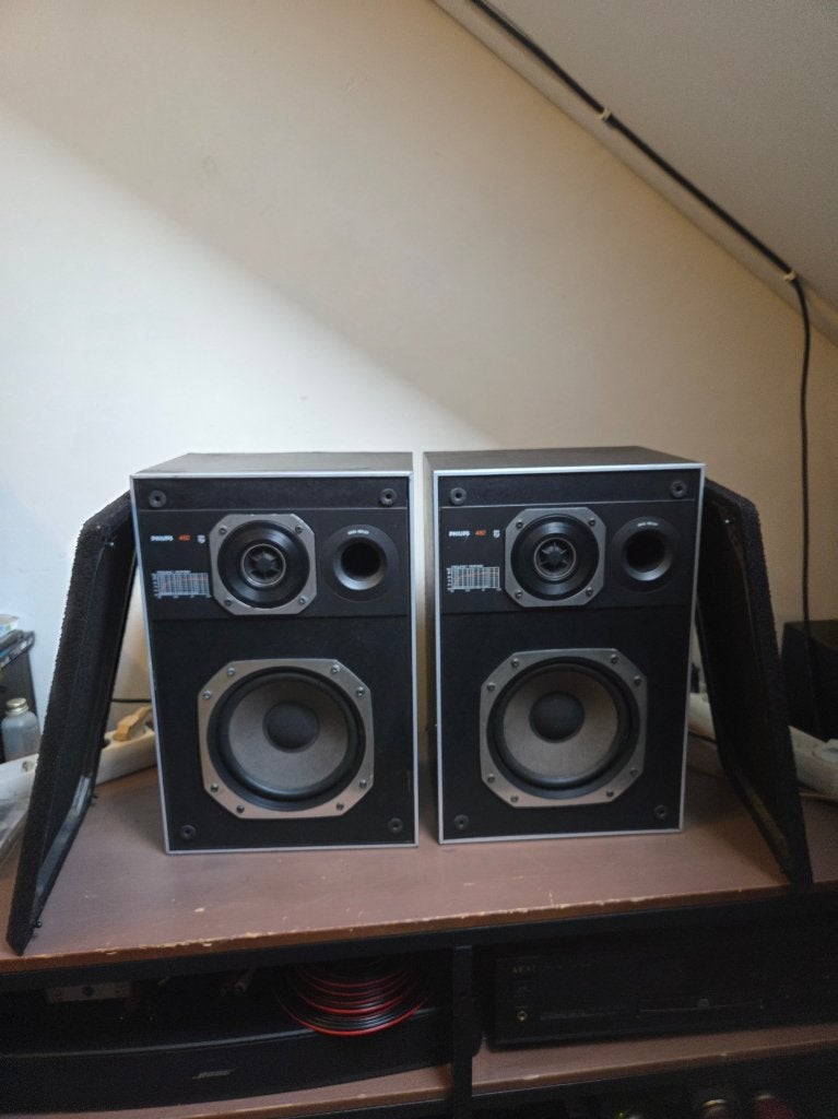 Phillips 22AH482 Basreflex speakers, Ophalen, Stereo speakers, Philips, Gebruikt
