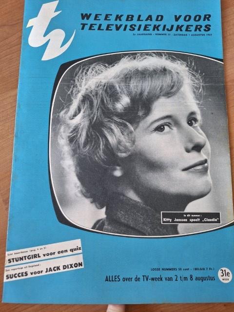 TV magazine 1959 Wim Sonneveld Anne Frank Linda Williams, Verzamelen, Verzenden, 1940 tot 1960, Nederland, Tijdschrift