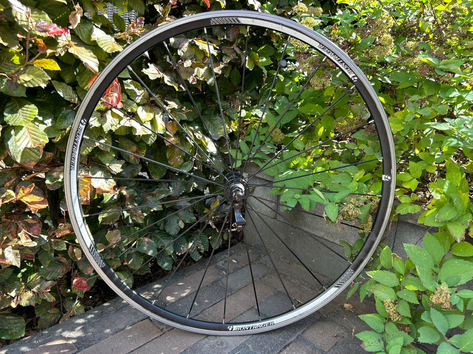 Bontrager Race voorwiel, Fietsen en Brommers, Fietsonderdelen, Gebruikt, Aluminium, Racefiets, Ophalen