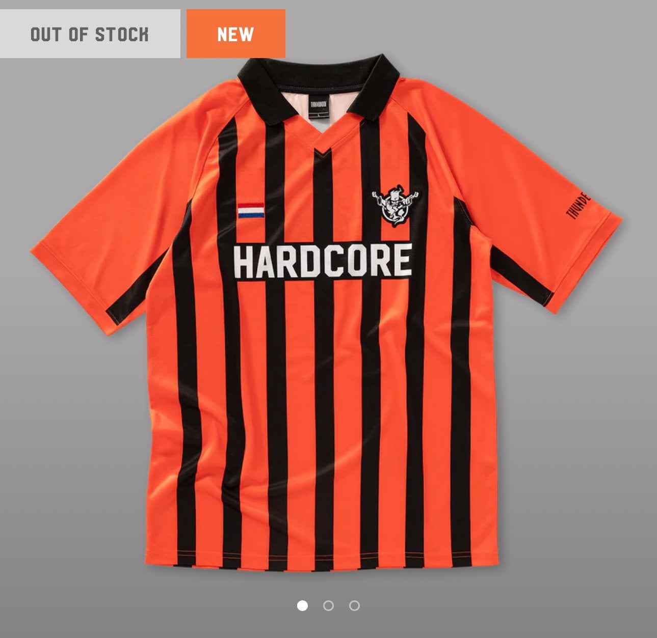 Thunderdome Hardcore Soccer Shirt Orange maat L, Ophalen of Verzenden, Nieuw, Maat 52/54 (L), Oranje