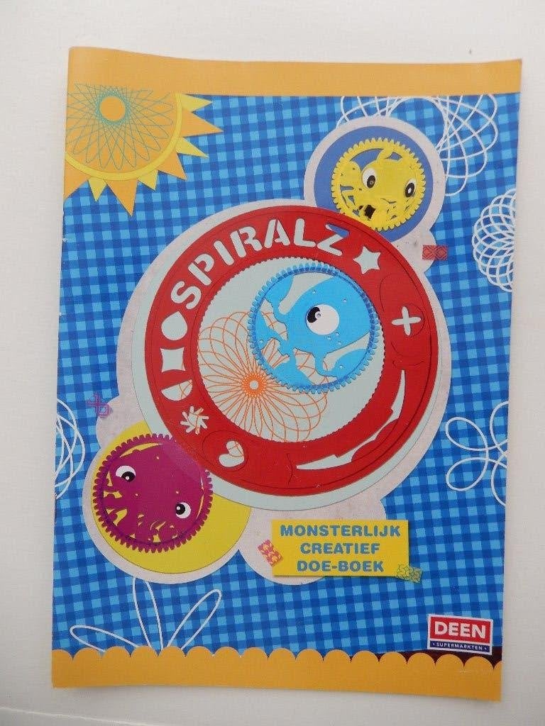 Deen Spiralz monsterlijk creatief doe-boek spiralen tekenen, Verzamelen, Deen, Ophalen of Verzenden
