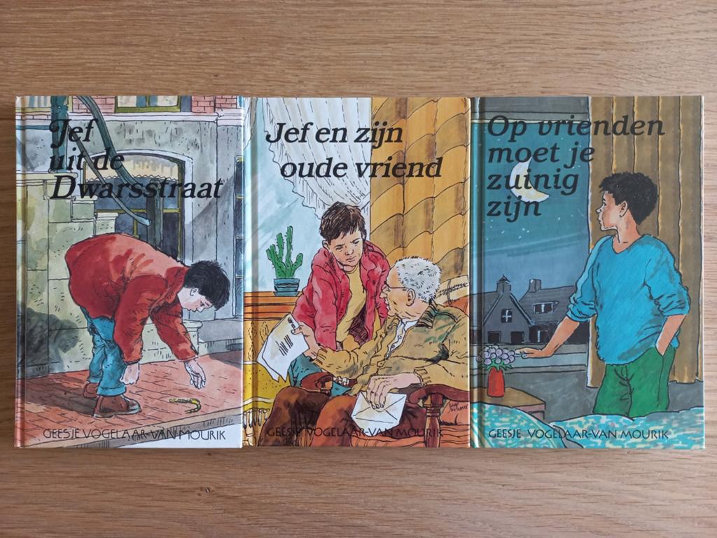 3x Jef-serie, Geesje Vogelaar-van Mourik, chr. samen €8,-, Ophalen of Verzenden, Gelezen