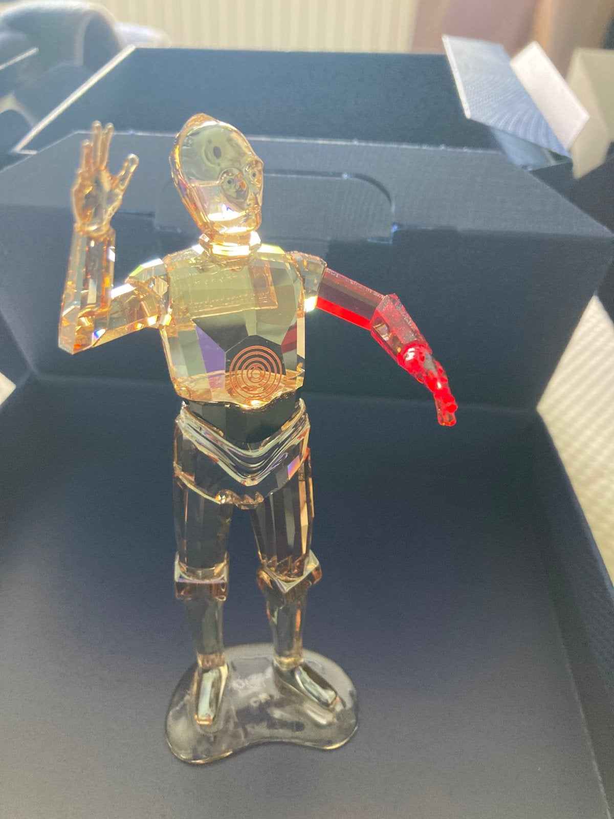 Swarovski disney Star wars C-3PO, Verzamelen, Ophalen of Verzenden, Zo goed als nieuw, Figuurtje