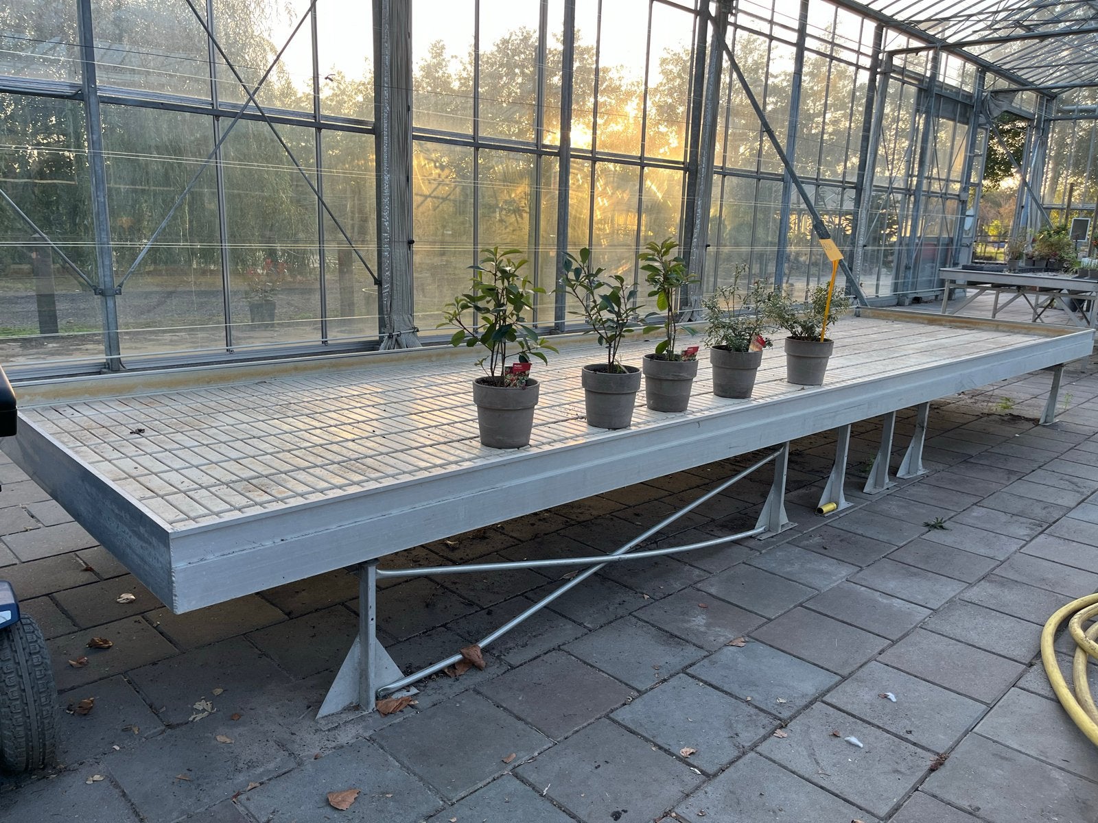 Aluminium kweektafel voor kas of tuin, Ophalen of Verzenden, Gebruikt