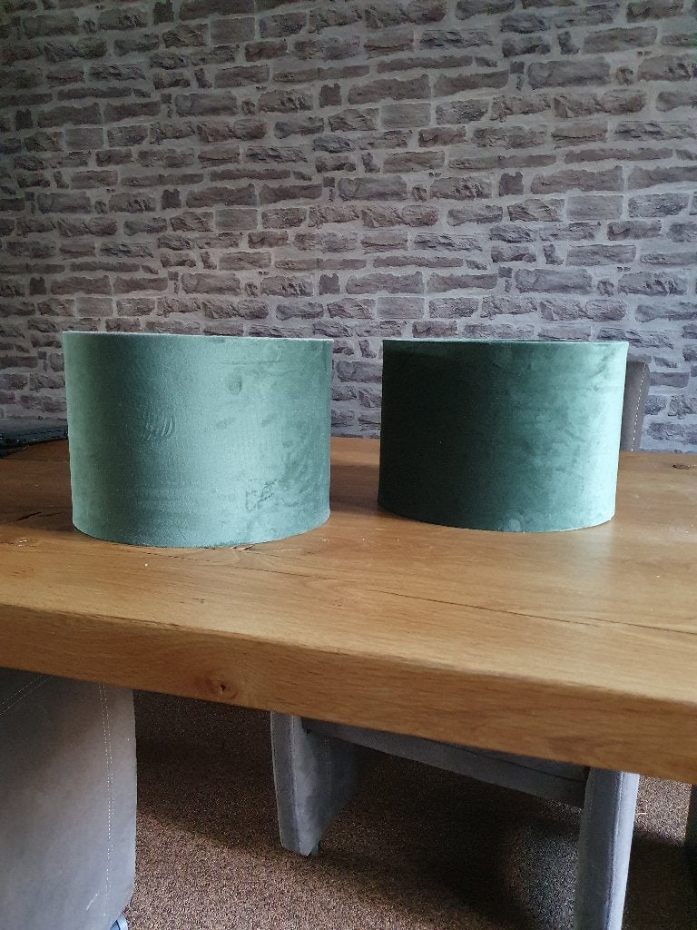 Groene lampenkappen, Ophalen, Overige typen, Rond, 30 cm