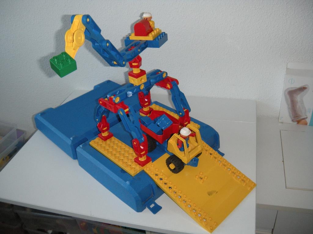 Technisch Lego Duplo Toolo Bouwplaats set 2960 in koffer, Kinderen en Baby's, Speelgoed | Duplo en Lego, Gebruikt, Compleet, Ophalen of Verzenden