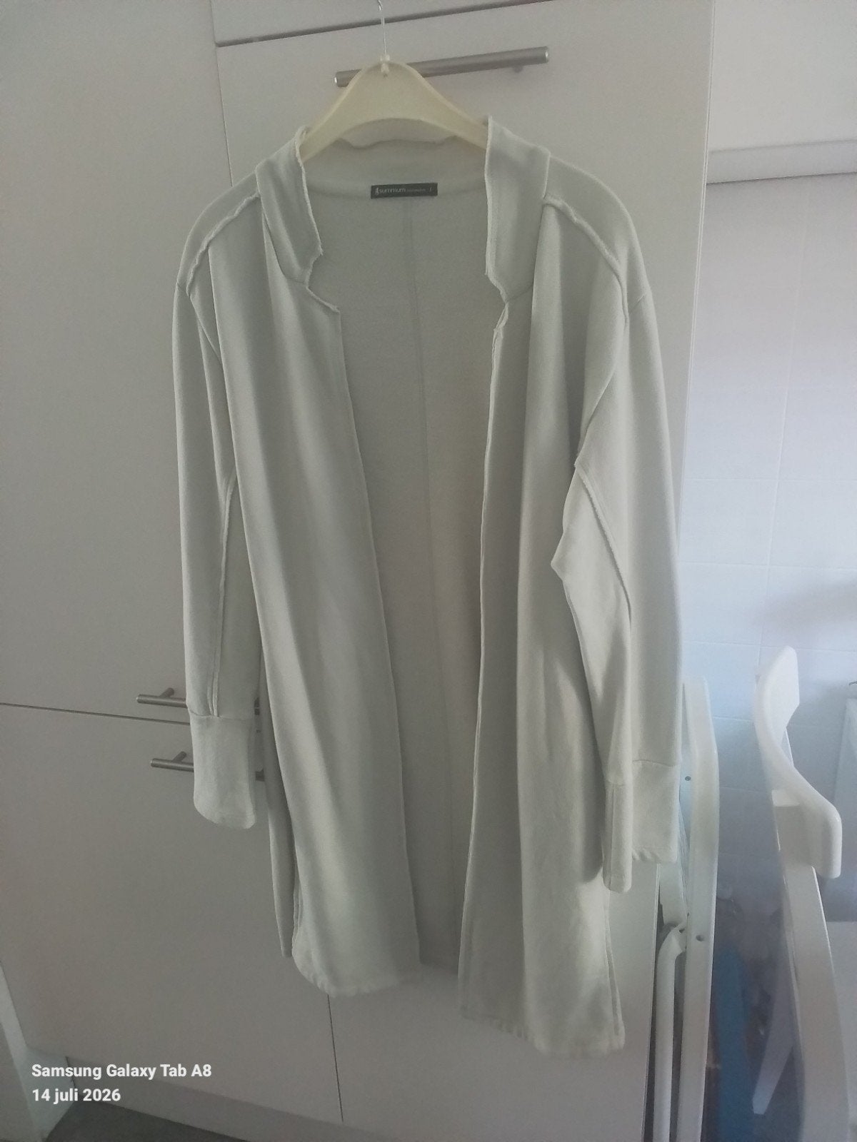 Lang vest/jas merk  Summum woman., Ophalen of Verzenden, Zo goed als nieuw, Maat 38/40 (M), Beige