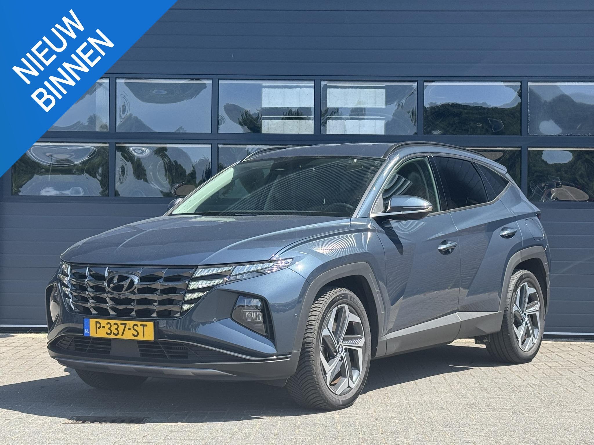 HYUNDAI TUCSON 1.6 T-GDI PHEV PREMIUM 4WD I TREKHAAK 1350KG, Auto's, Automaat, 1350 kg, 14 kWh, Gebruikt