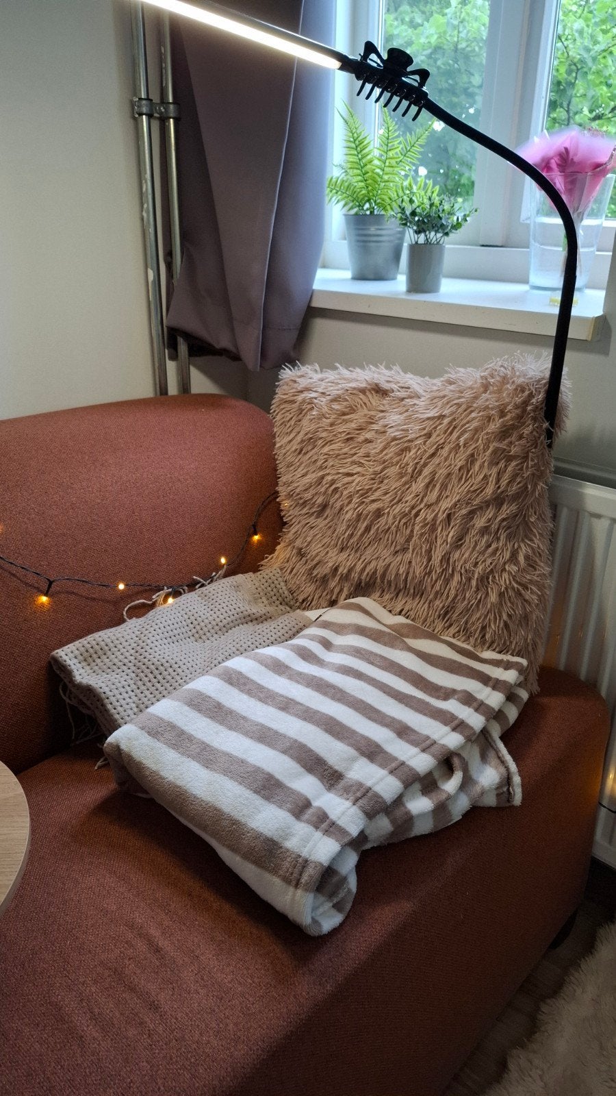 Blanket, pillow & throw blanket, Ophalen, Overige merken, Gebruikt, Beige