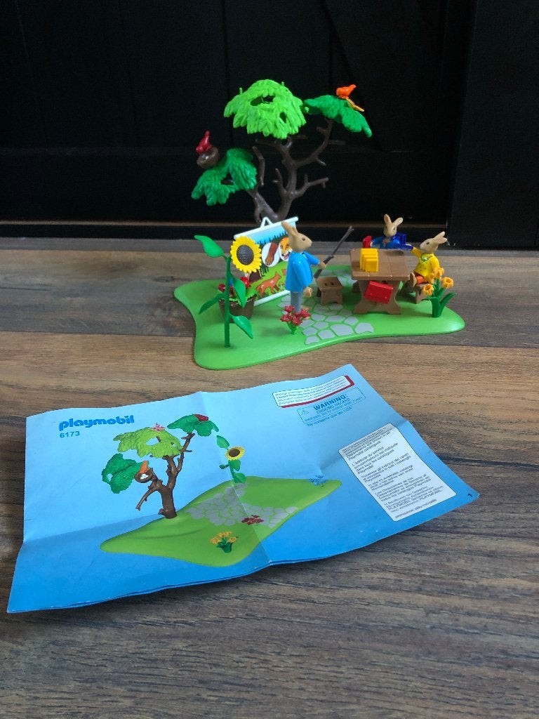 Playmobil 6173 | Paashaas school | zonder doos, Ophalen of Verzenden, Zo goed als nieuw, Complete set