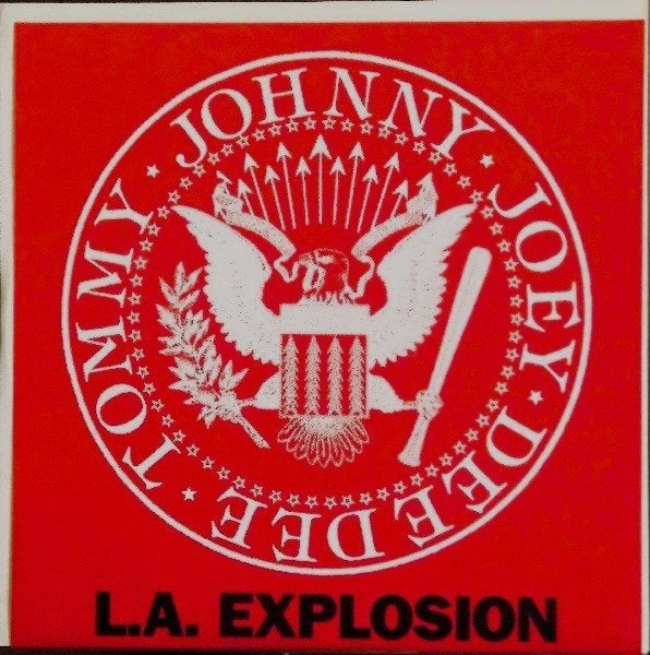 ramones / l.a. explosion - punk - ZELDZAAM - 10 inch vinyl, LP, Gebruikt, 10 inch, Verzenden