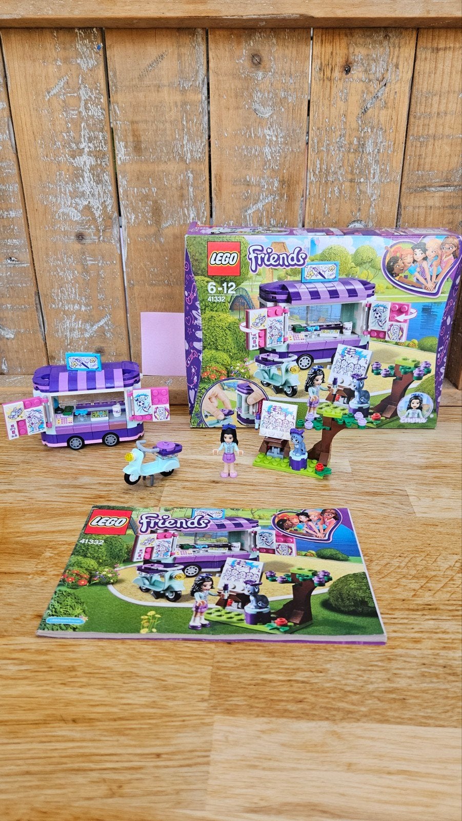 Lego Friends 41332 Emma's Kunstkraam, Gebruikt, Lego, Friends, Ophalen of Verzenden