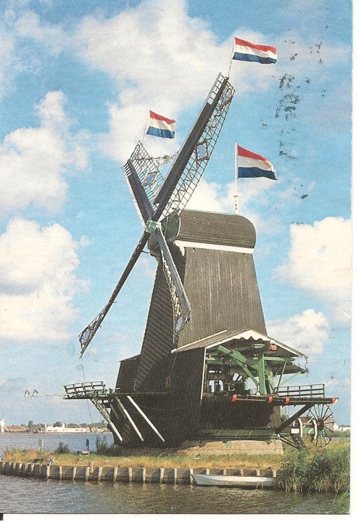Paltrokmolen 'De Gekroonde Poelenburg' Zaandam, Ophalen of Verzenden, 1980 tot heden, Gelopen, Noord-Holland