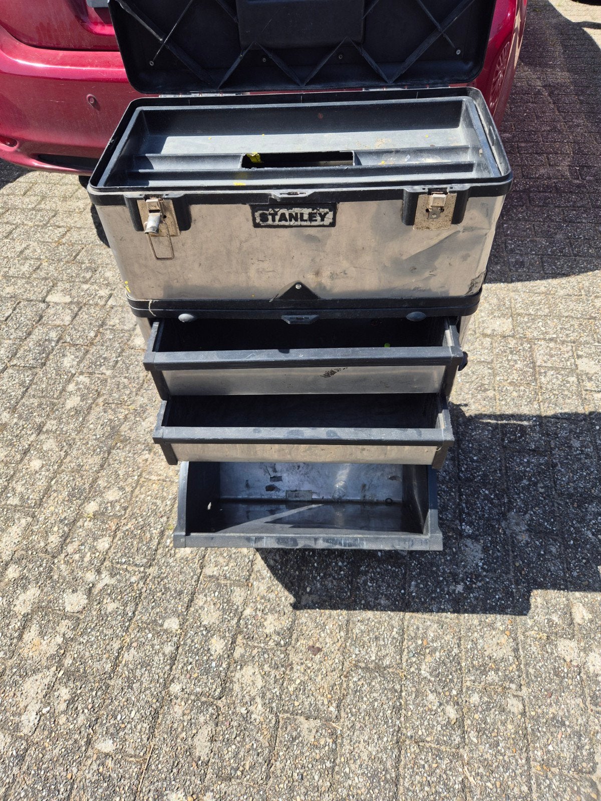 Stanley gereedschapwagen, Doe-het-zelf en Verbouw, Gereedschapskisten, Ophalen