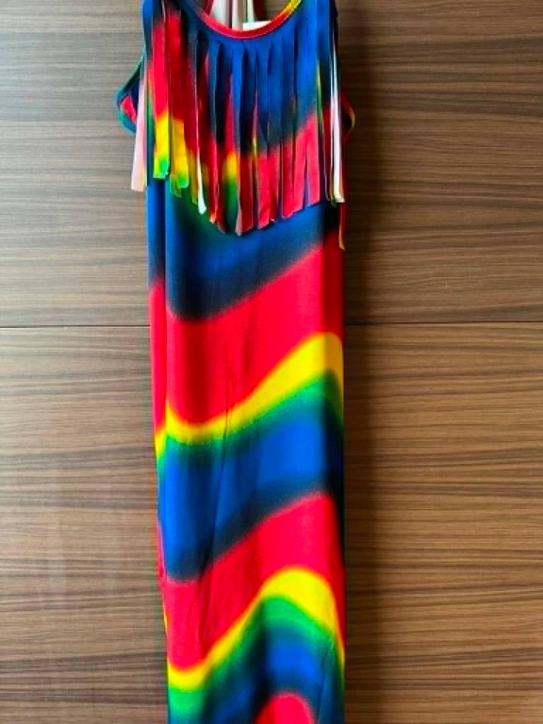 Hippie jurk, Carnaval, Maat 42/44 (L), Ophalen of Verzenden, Zo goed als nieuw