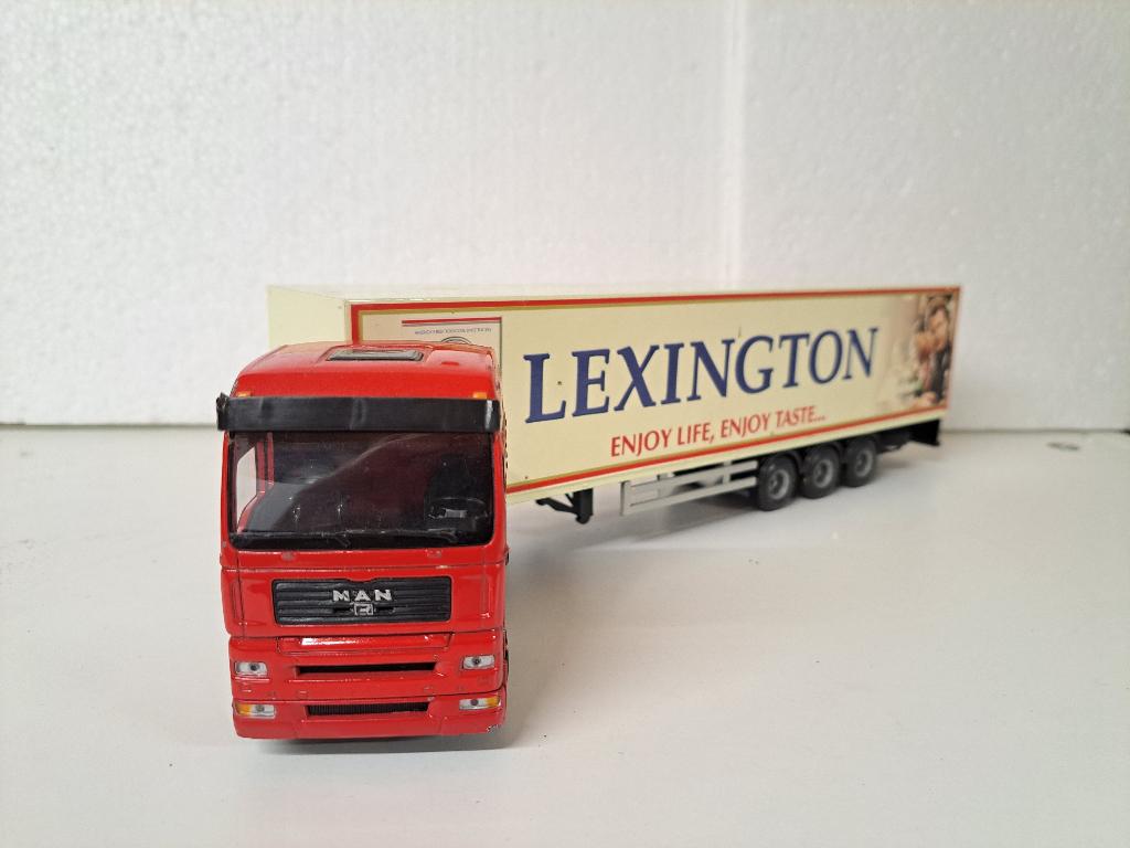 Liontoys MAN TGA 18-480 Lexington, Hobby en Vrije tijd, Modelauto's | 1:50, Ophalen of Verzenden, Nieuw, Bus of Vrachtwagen, Lion Toys
