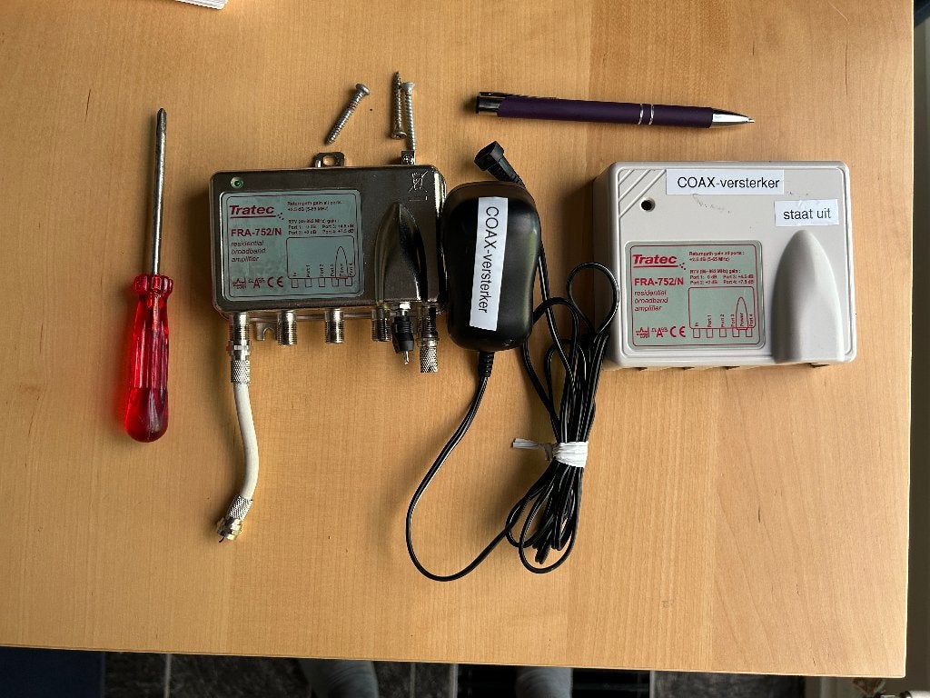 COAX-versterker, Ophalen of Verzenden, Gebruikt