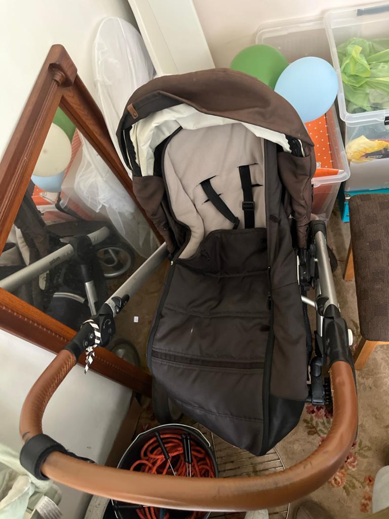 Mutsy Kinderwagen 3-in-1 Combiwagen met Accessoires, Ophalen, Gebruikt, Combiwagen, Mutsy
