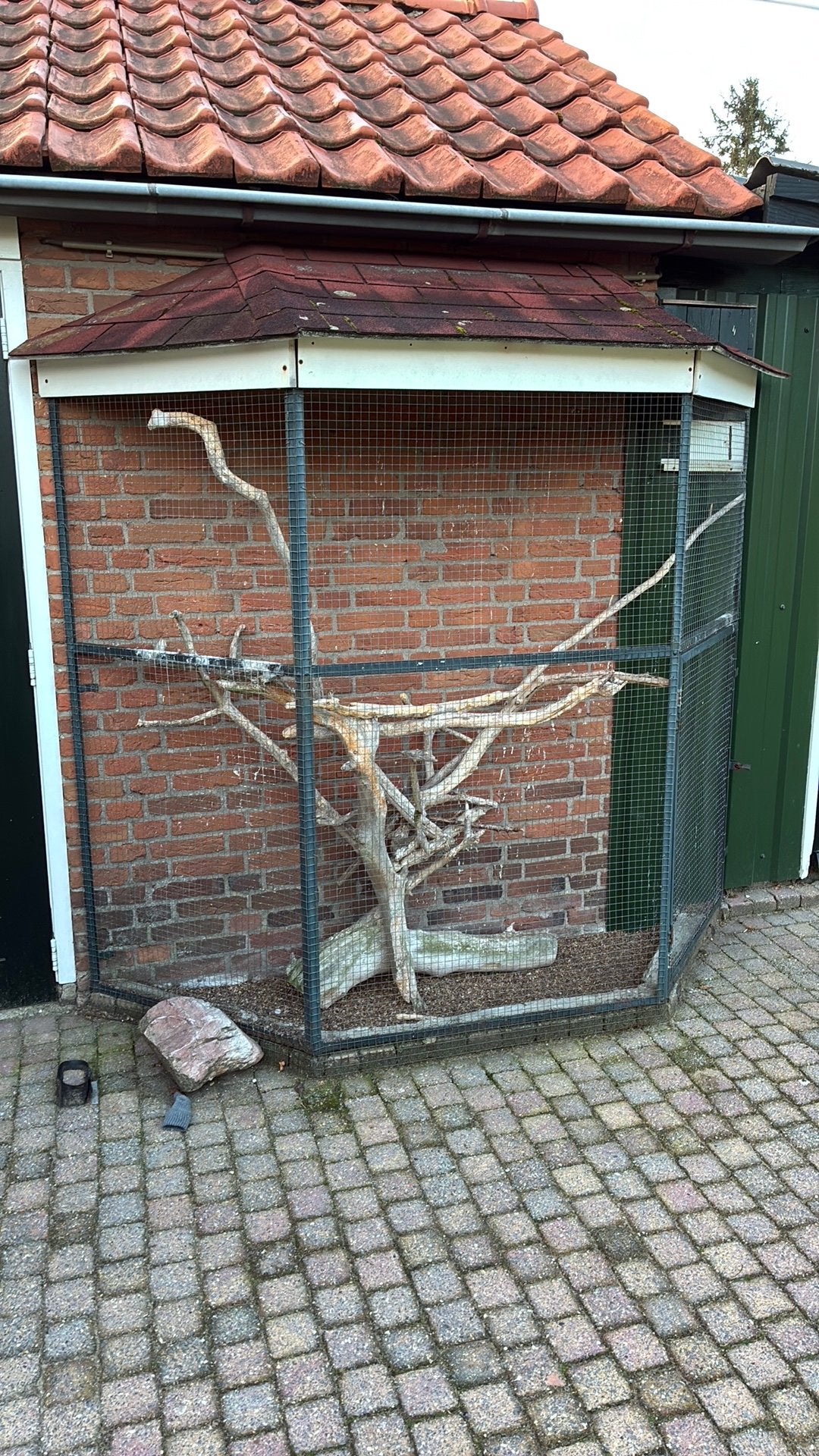 Vogelhok met muurbevestiging, Ophalen, Gebruikt, Metaal, Vogelkooi