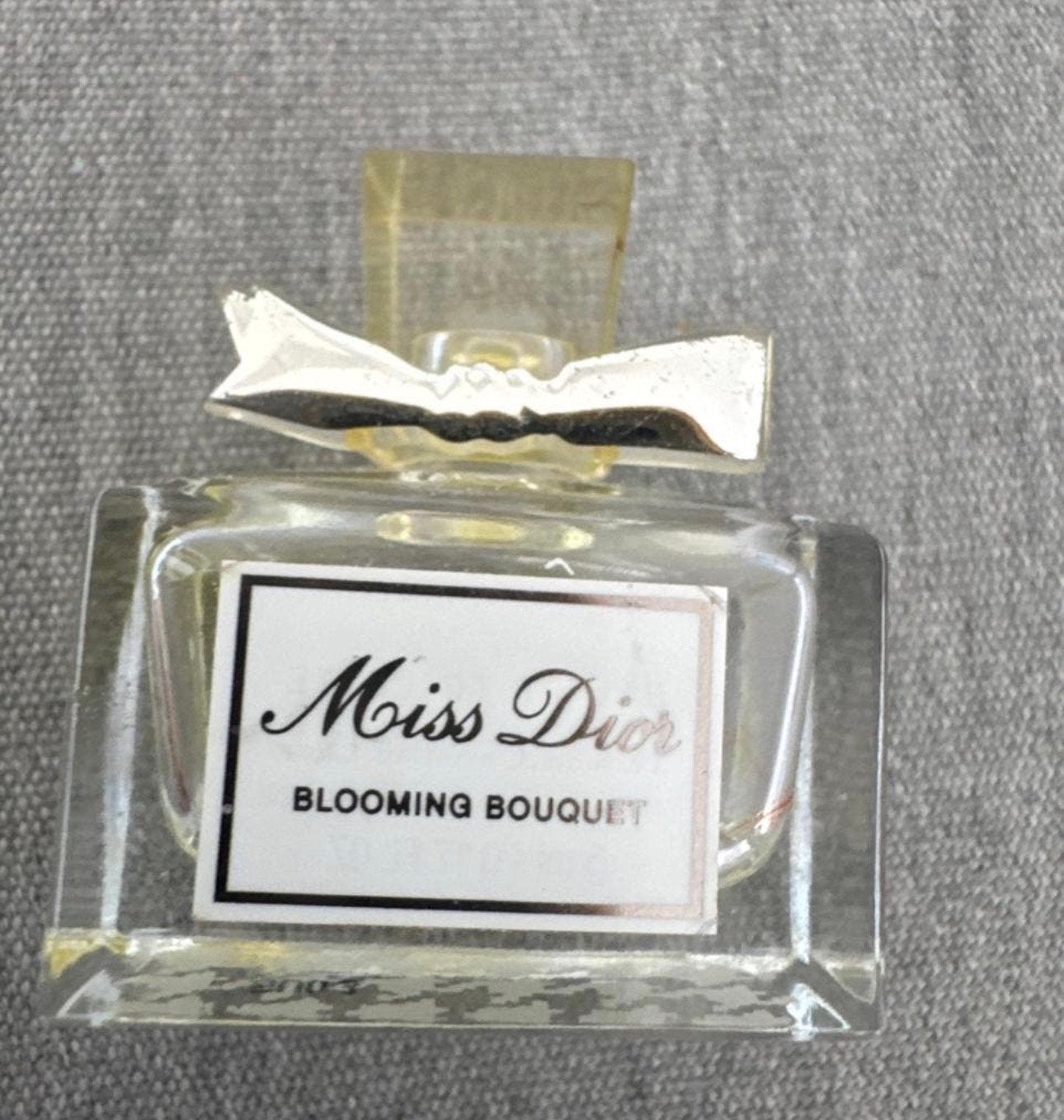 Lege Mini Flacon Miss Dior Blooming Bouquet (Verzamelobject), Ophalen of Verzenden, Gebruikt, Miniatuur