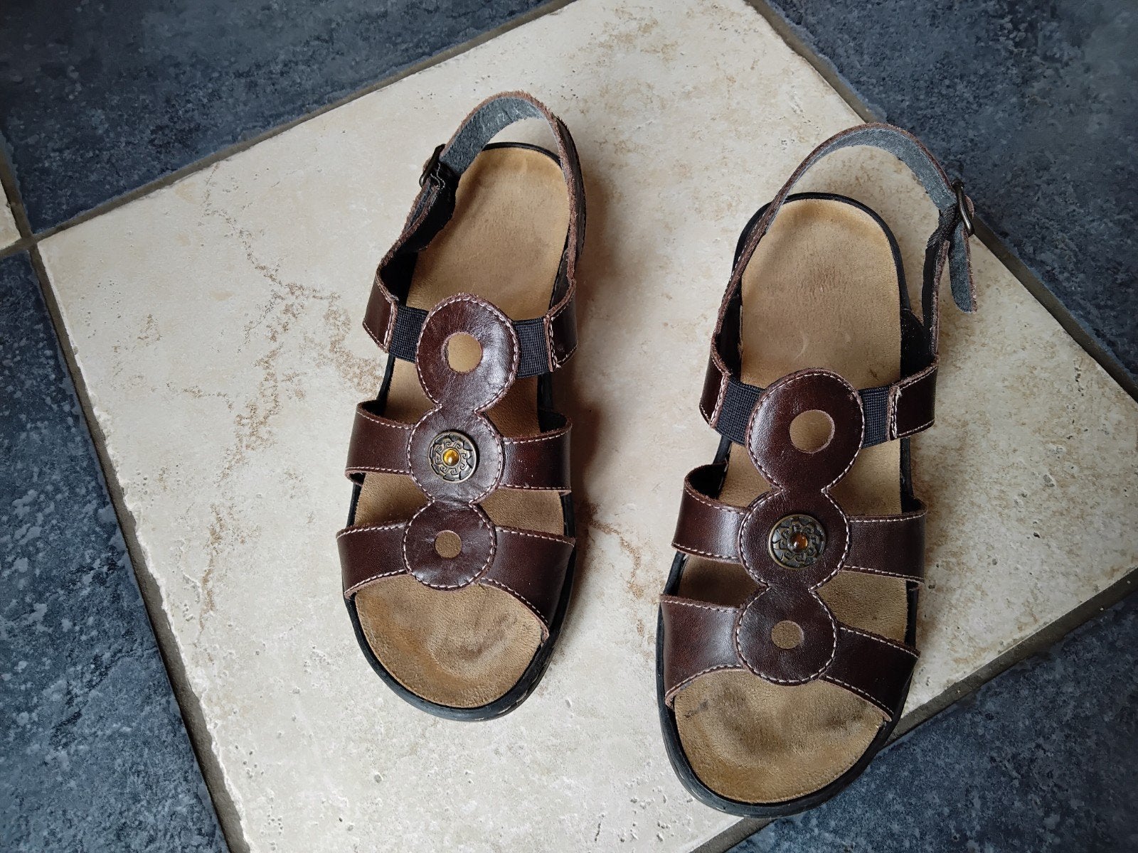 sandalen van Rieker maat 38, Ophalen of Verzenden, Zo goed als nieuw, Sandalen of Muiltjes