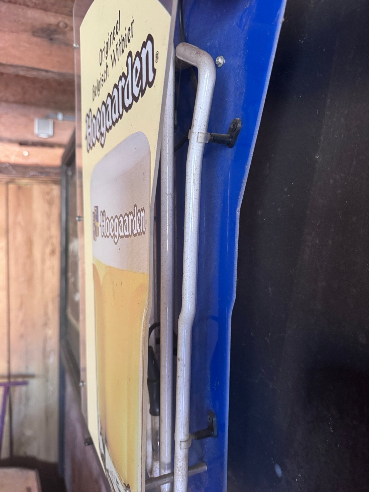Hoegaarden Neon Reclamebord - Origineel Belgisch Witbier, Ophalen, Gebruikt