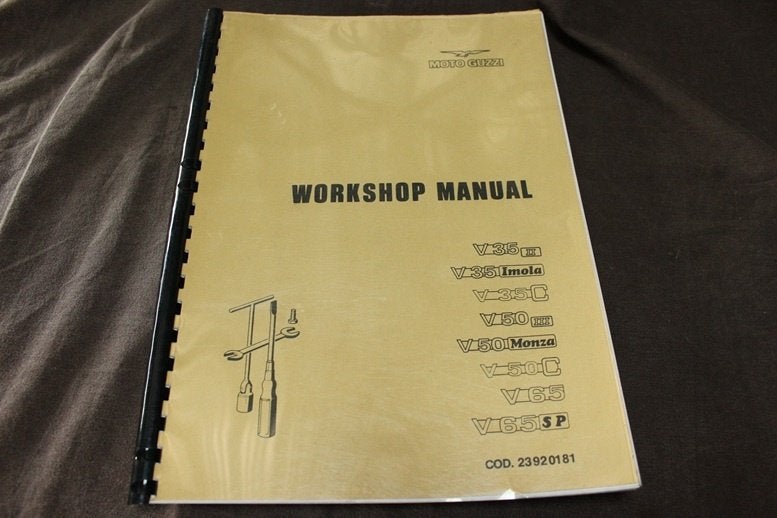 Moto Guzzi V35 V50 V65 motorcycle workshop manual, Ophalen of Verzenden, Moto Guzzi