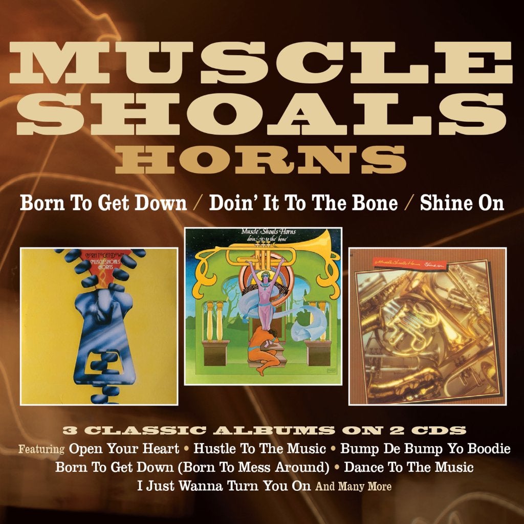 Muscle Shoals Horns - 3 albums on 2 cd. New in seal., Inclusief boekje, Nieuw in verpakking, Album, Verzenden