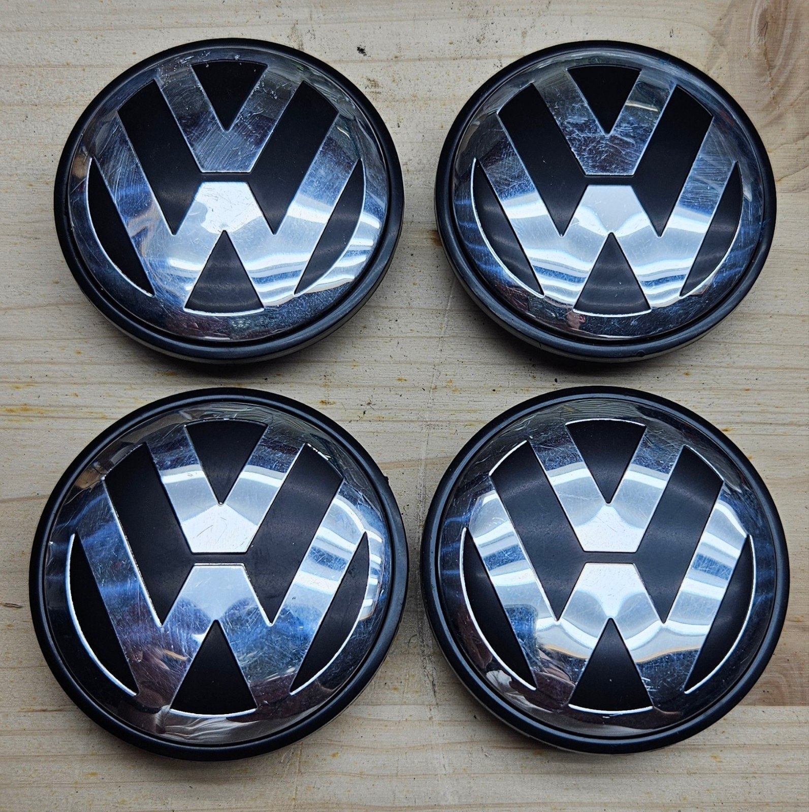 Set van 4 VW naafdoppen - 3B7601171, Ophalen of Verzenden, Nieuw