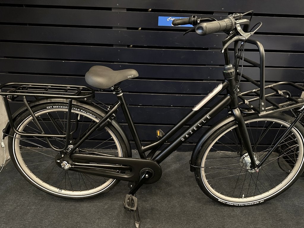 Showmodel Gazelle HeavyDutyNL N3 zwart 28 inch 54cm garantie, Fietsen en Brommers, Ophalen, 53 tot 56 cm, Versnellingen, Zo goed als nieuw