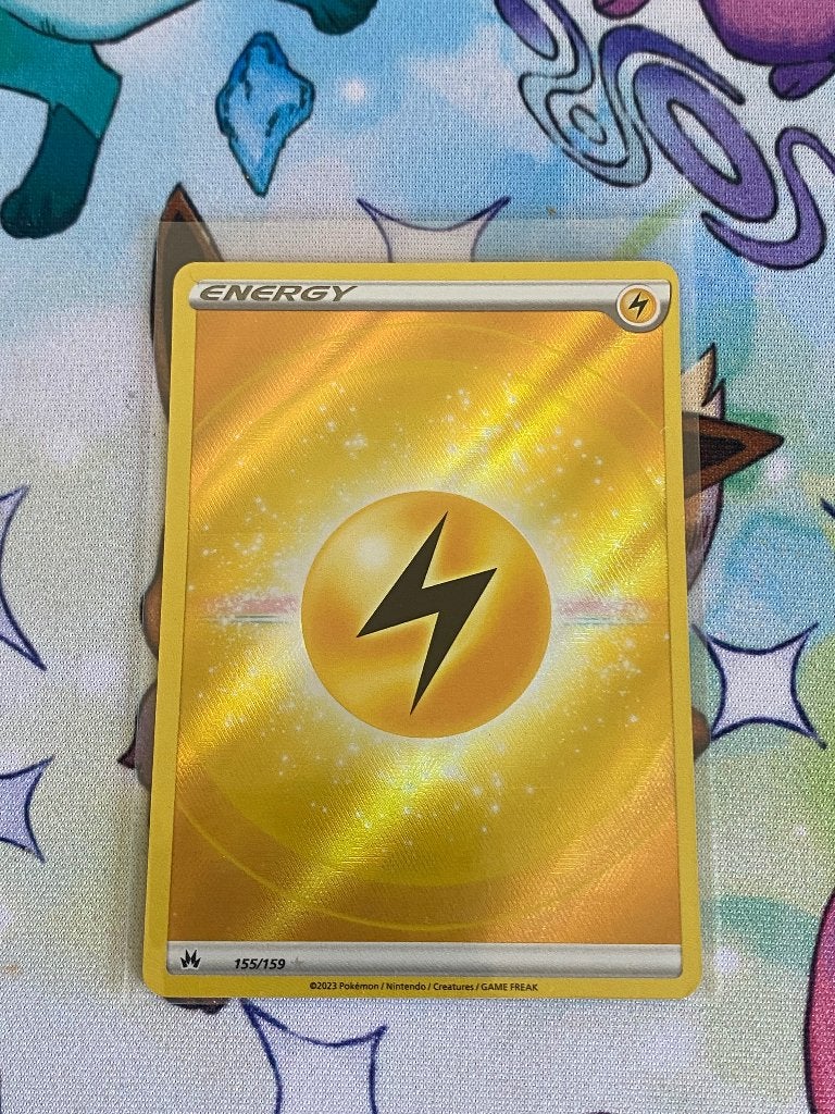 Crown Zenith Lightning Energy 155, Hobby en Vrije tijd, Verzamelkaartspellen | Pokémon, Ophalen of Verzenden, Zo goed als nieuw