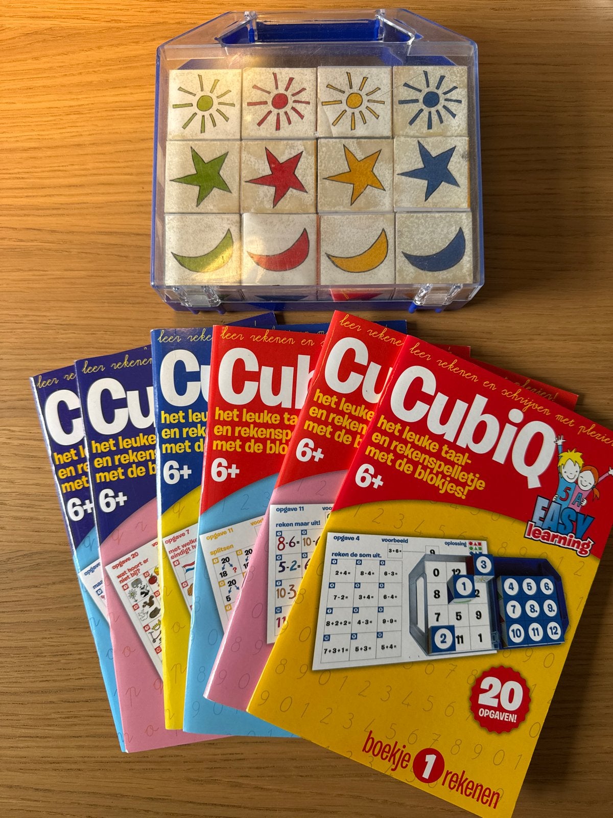 CubiQ Easy Learning Taal & Rekenen Spel met Boekjes, Ophalen, Gebruikt, Taal en Lezen