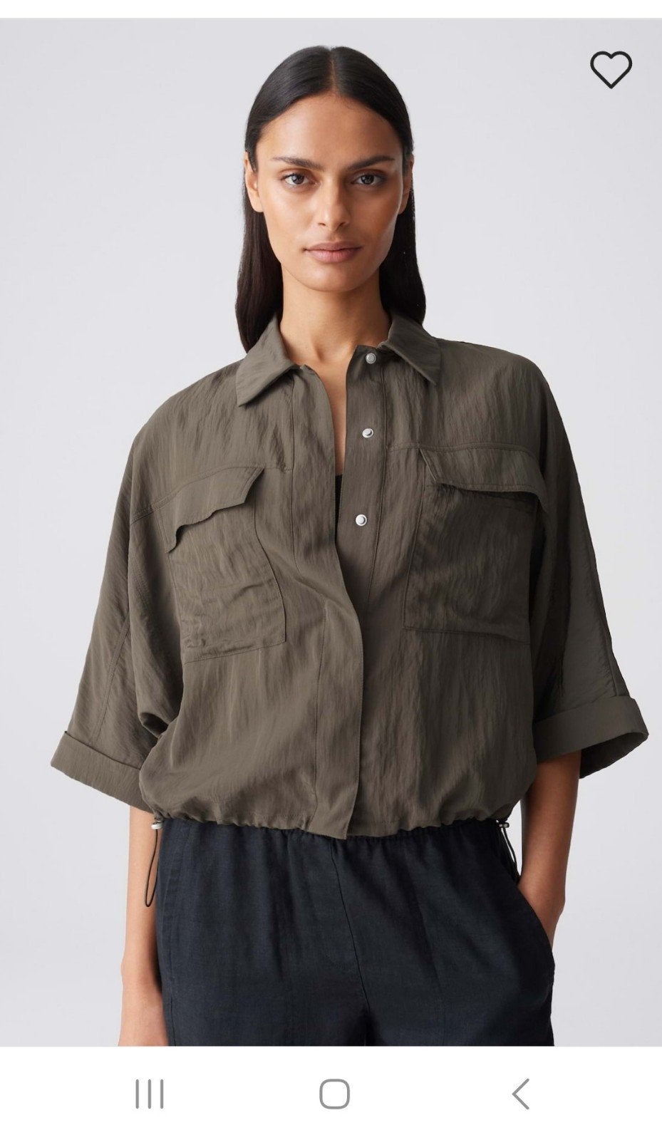 Opus Blouse met korte Mouwen en bijpassende broekMaat 42, Kleding | Dames, Blouses en Tunieken, Bruin, Maat 42/44 (L), Ophalen of Verzenden