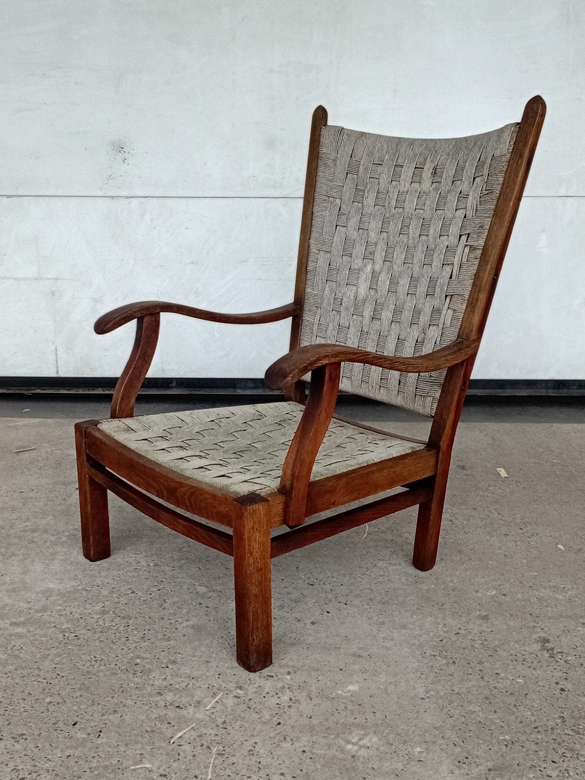 Bas van Pelt ? Fauteuil vintage jaren 40 50, Ophalen, Gebruikt, ?, ?