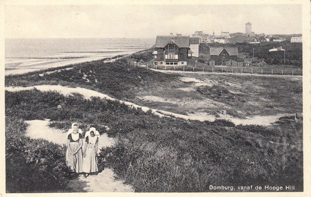 Domburg   -   vanaf de Hooge Hill , 1936           =0019=, Ophalen of Verzenden, 1920 tot 1940, Gelopen, Zeeland