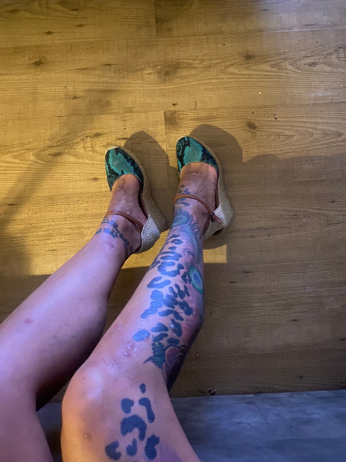 Echt Leren Gaimo Espradilles, Ophalen of Verzenden, Zo goed als nieuw, Zwart, Sneakers of Gympen