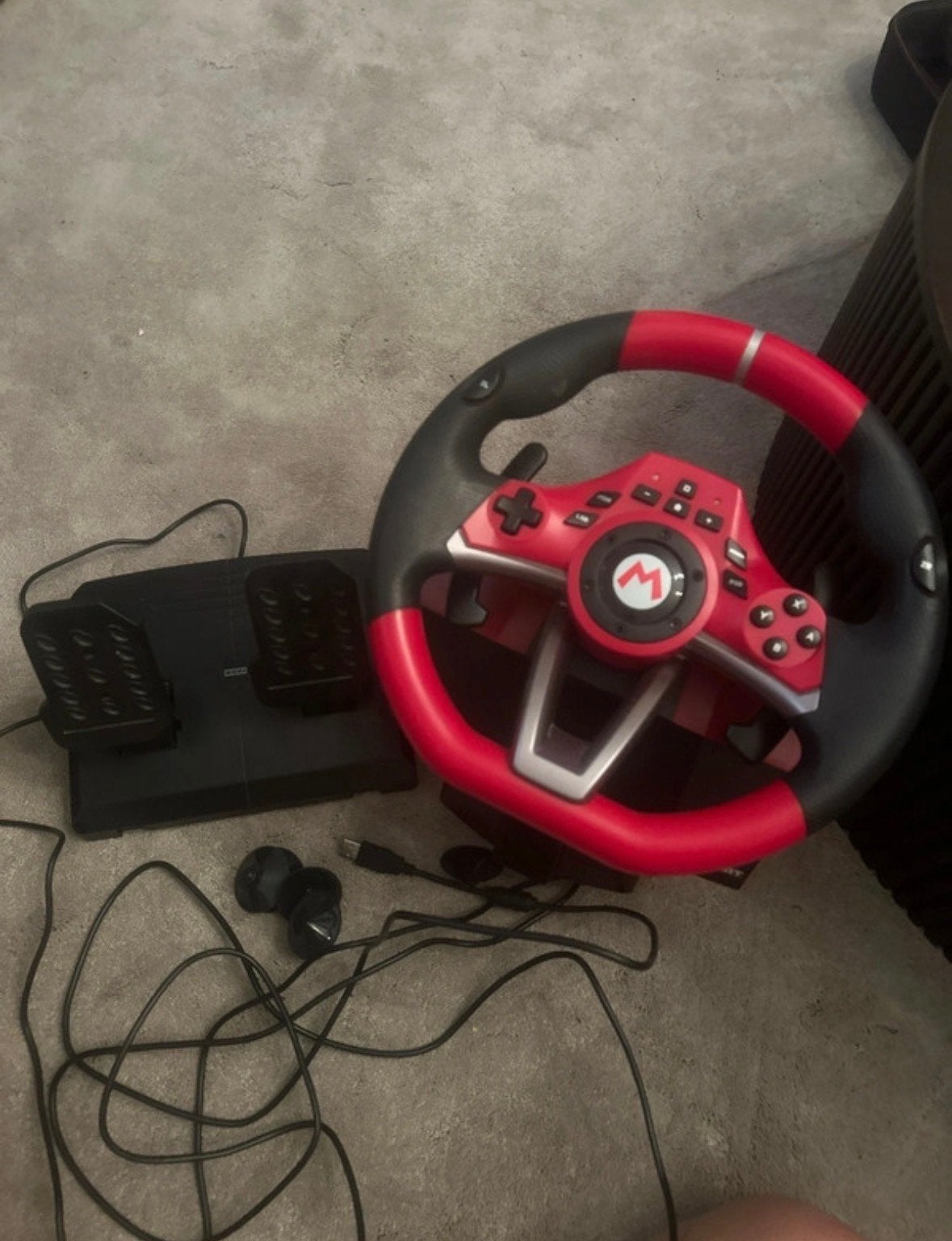 Mario Kart Racestuur met Pedalen voor Nintendo Switch, Nintendo, Ophalen of Verzenden, Zo goed als nieuw, Racestuur