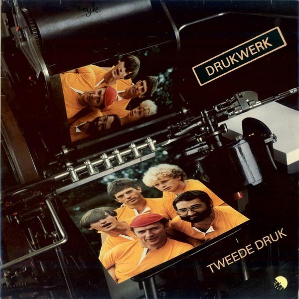 Drukwerk – Tweede Druk 1982 pop, Cd's en Dvd's, Vinyl | Nederlandstalig, Gebruikt, Inclusief insert, 1980 - 1989, Ophalen of Verzenden