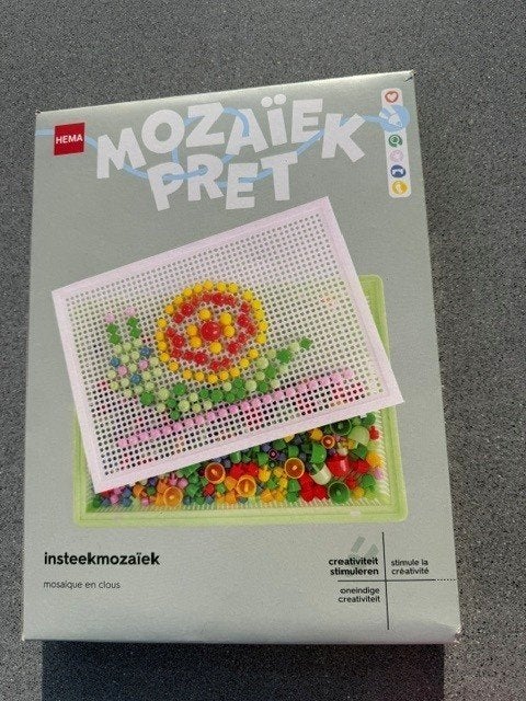 Mozaïek pret kinderen, Kinderen en Baby's, Ophalen of Verzenden, Nieuw, Knutselen