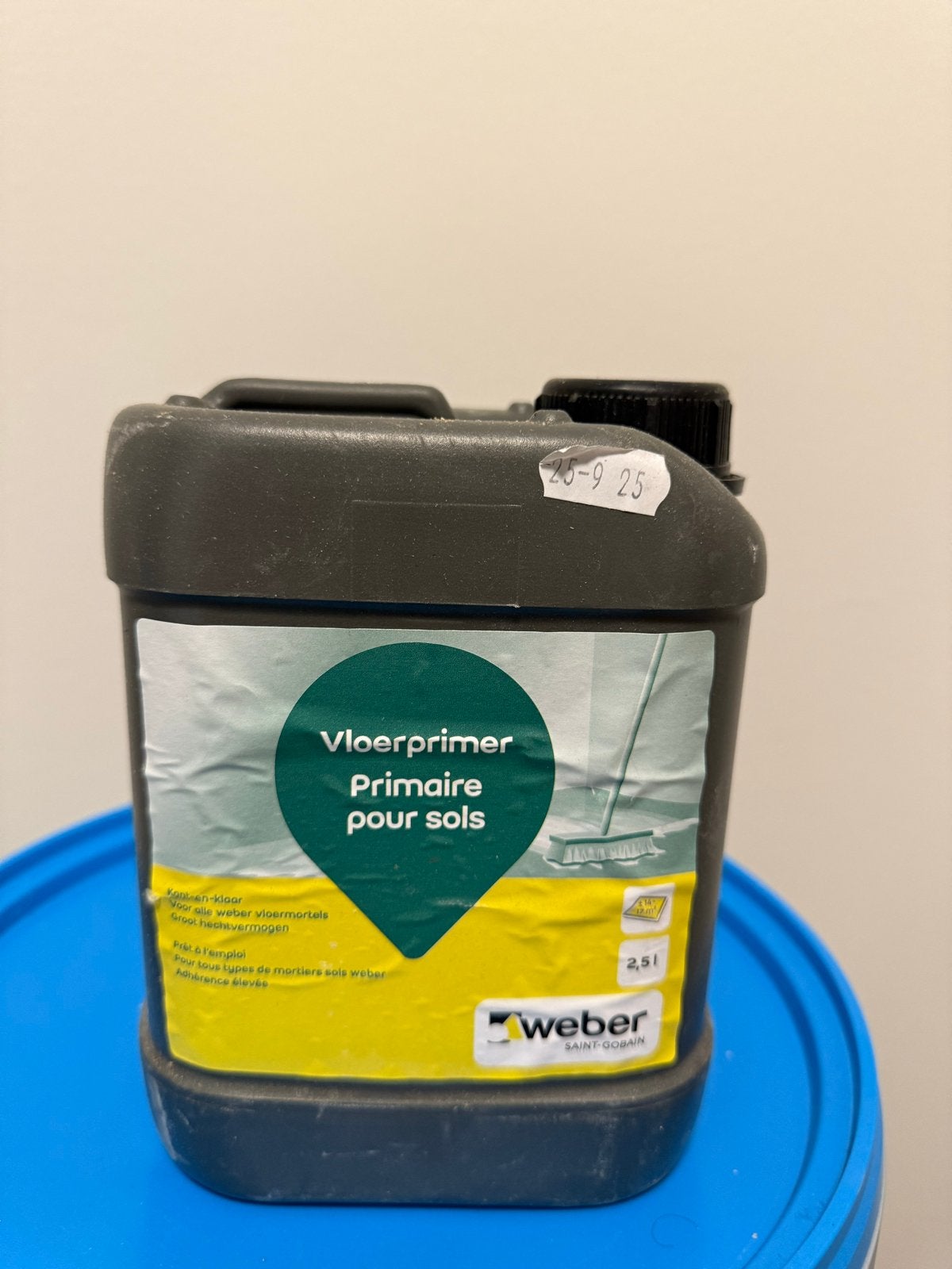 Weber Vloerprimer - 2.5L, Ophalen, Zo goed als nieuw, Overige typen