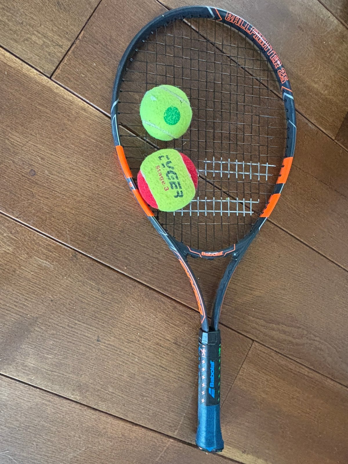 Tennisracket voor kind/junior., Ophalen, Gebruikt, L0, Racket