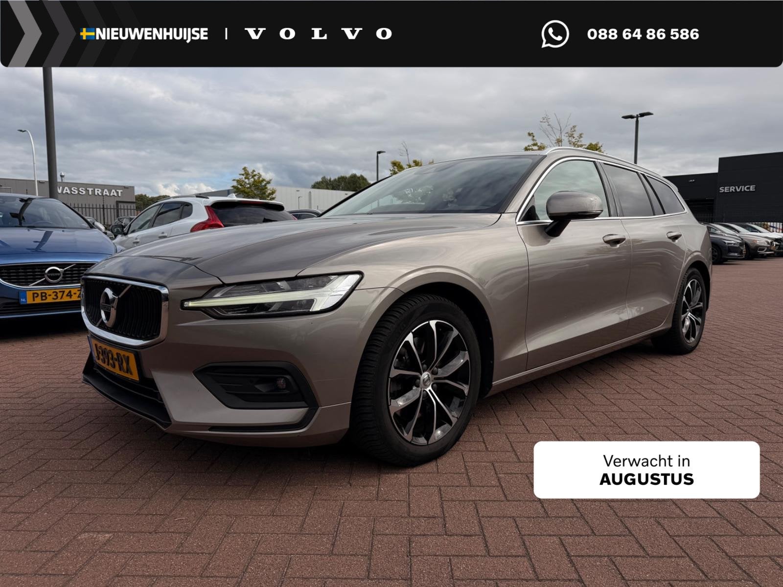 Volvo V60 2.0 B3 Business Pro | Trekhaak | Panoramadak | Ach, Auto's, Volvo, Bedrijf, Te koop, V60, ABS, Achteruitrijcamera, Adaptive Cruise Control