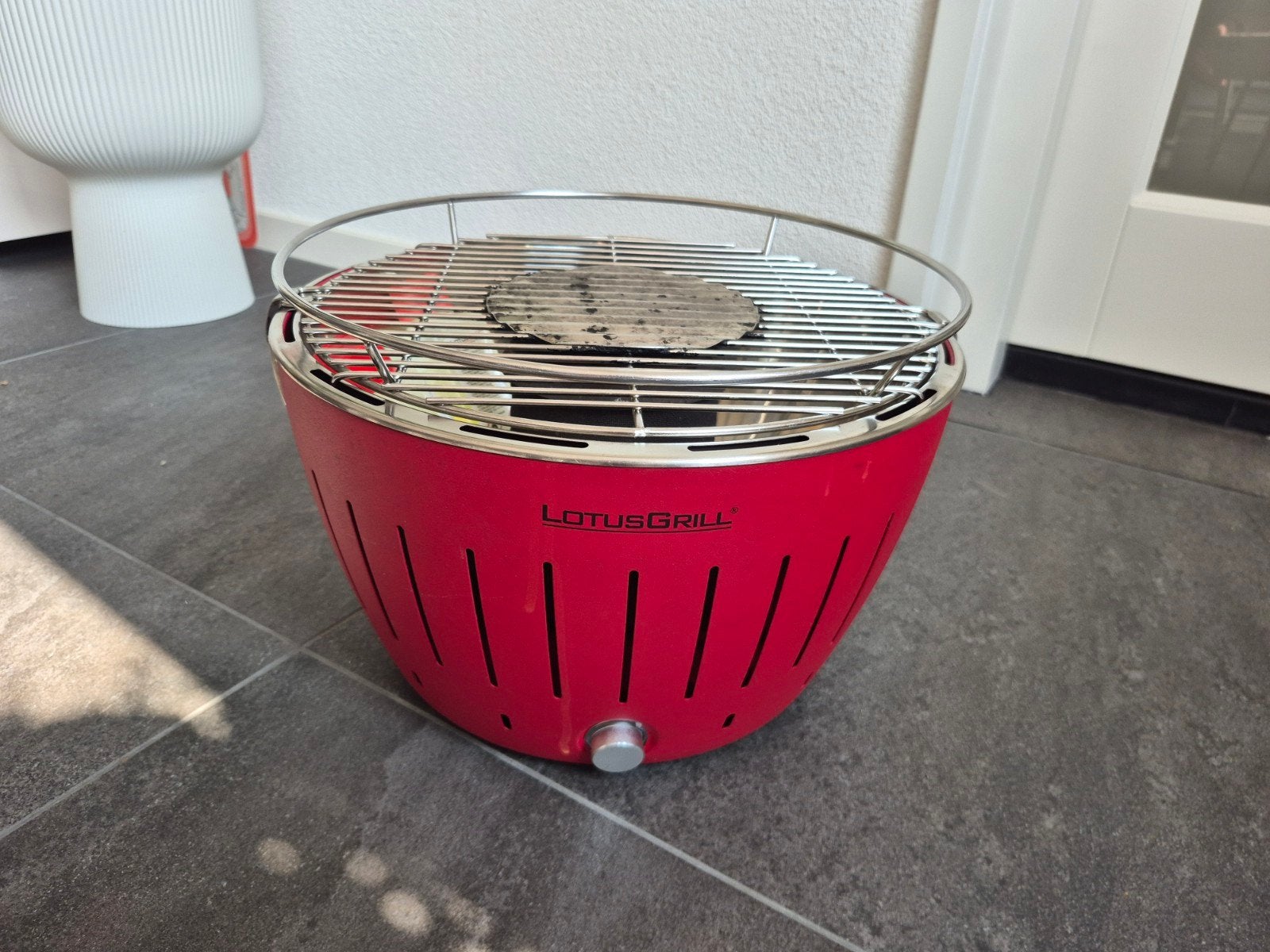 LotusGrill Houtskoolbarbecue met draagtas, Ophalen of Verzenden, Gebruikt, LotusGrill