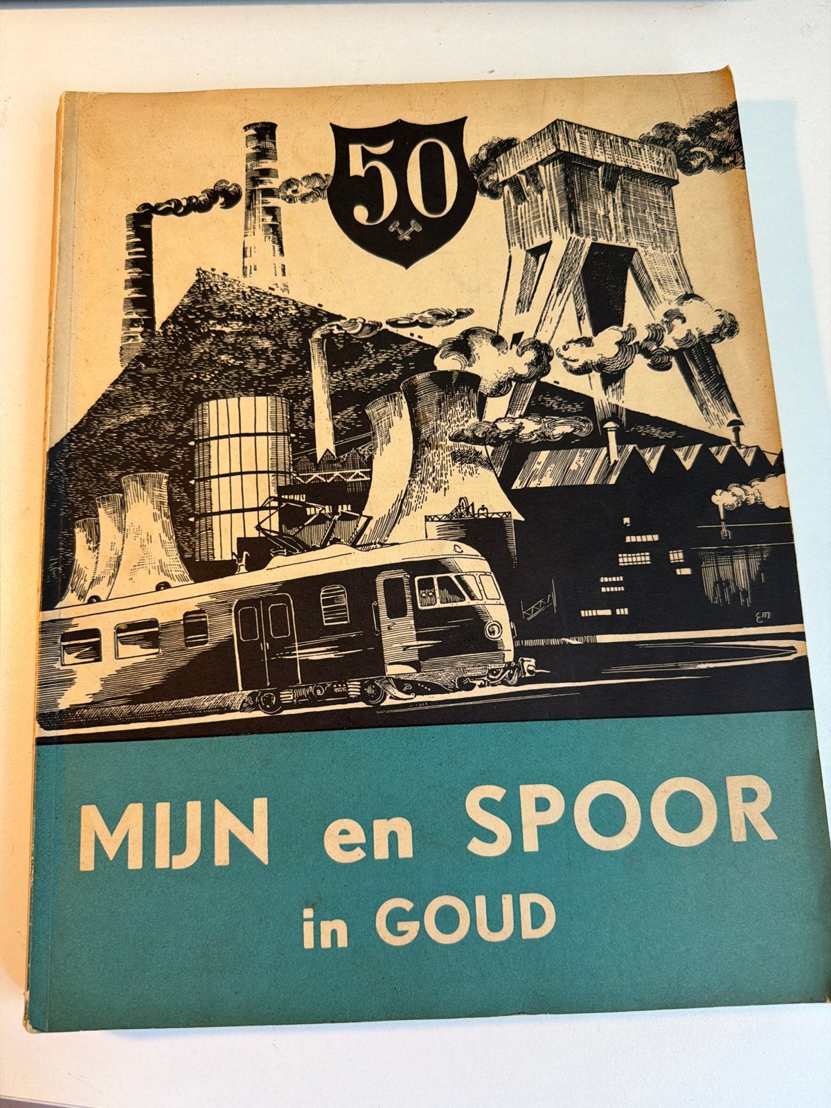 Mijn en Spoor in Goud - Jubileumuitgave 1952, Ophalen of Verzenden, Gelezen, Autotechniek