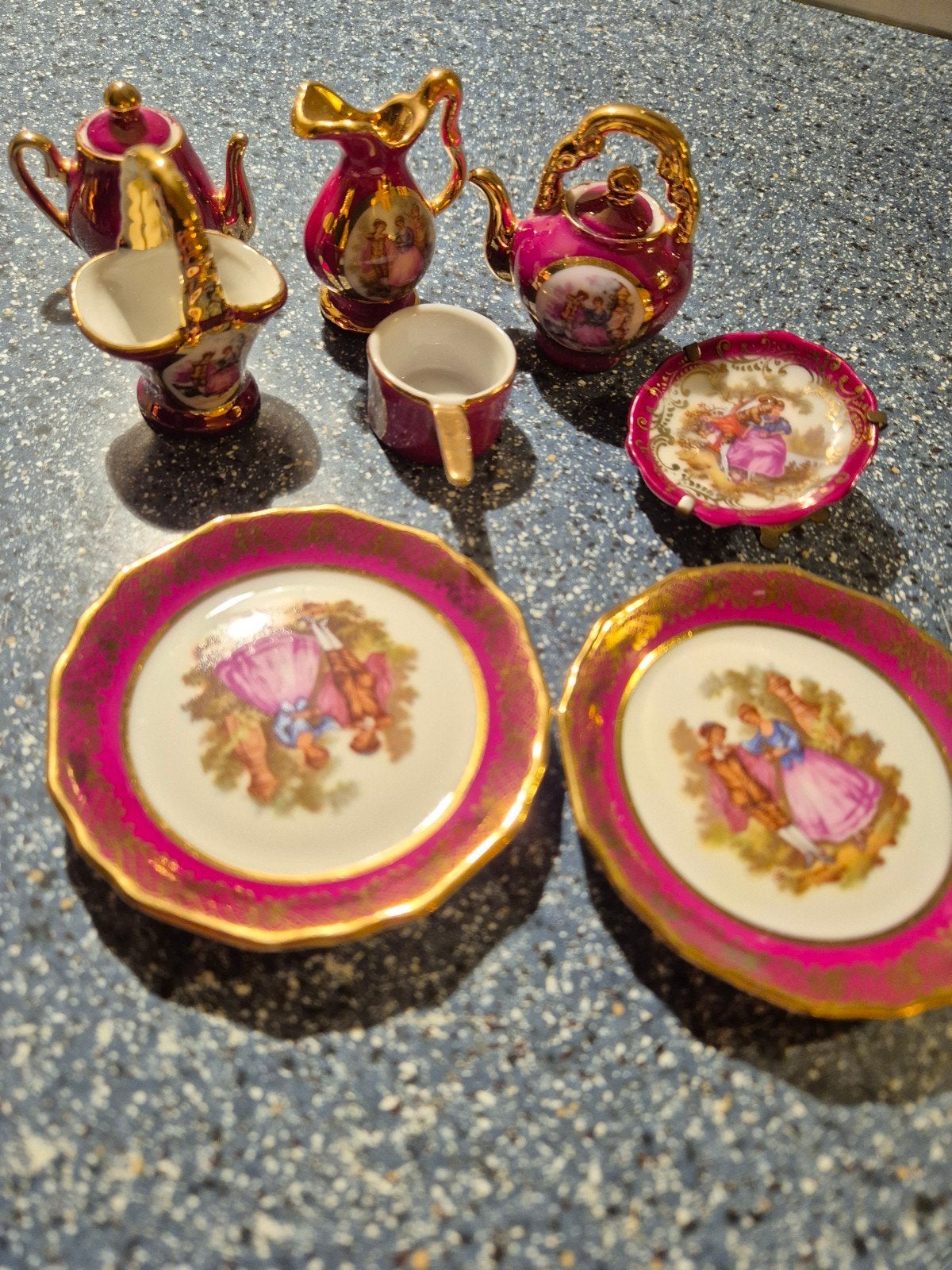 Limoges France Miniatuur Theeservies, Ophalen