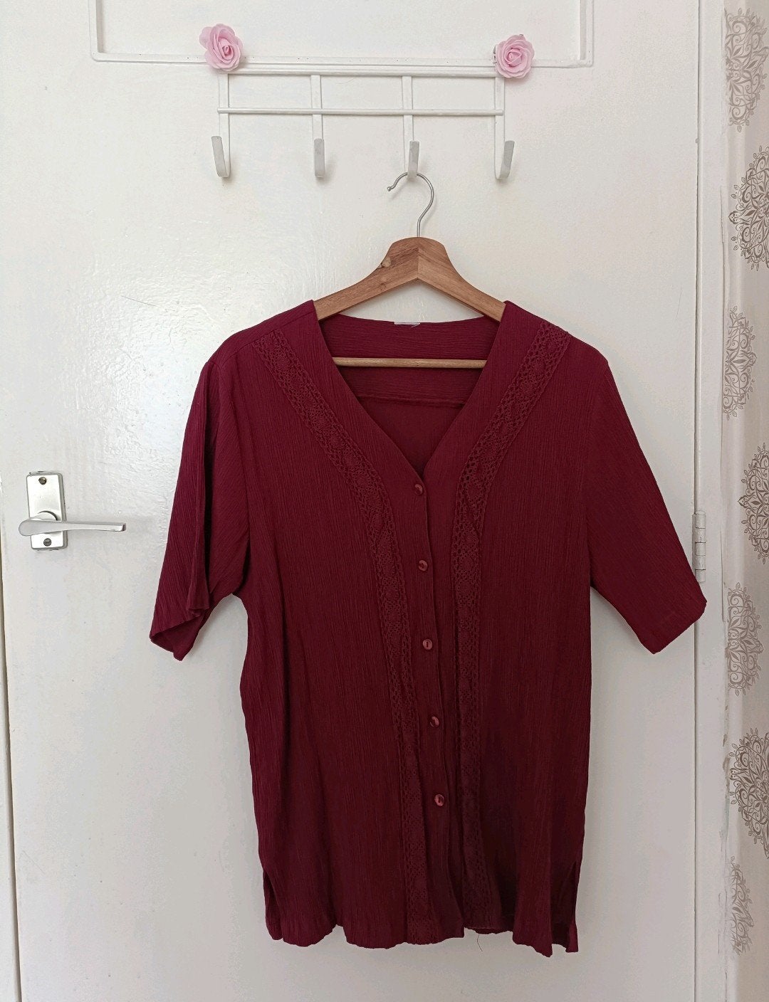 Paarse blouse, Maat 38/40 (M), Paars, Nieuw, Ophalen of Verzenden