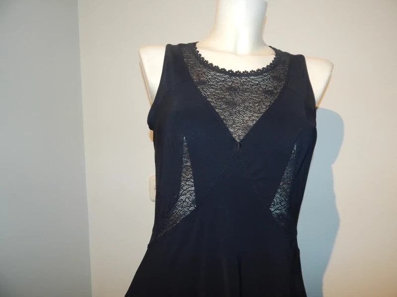 High Use travel stof jurk rok valt bol voile delen sier stof, Kleding | Dames, Maat 38/40 (M), Verzenden, Zwart, Zo goed als nieuw